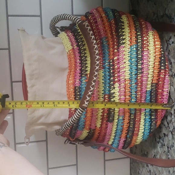 Chic boho style colorful woven bag - Picture 9 of 10
